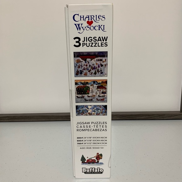 Master Painter of Americana Charles Wysocki 3 Jigsaw Puzzles-NIB - Picture 2 of 9